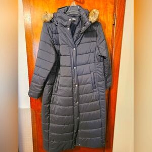 Long Hooded Puffer Coat by Falls Creek